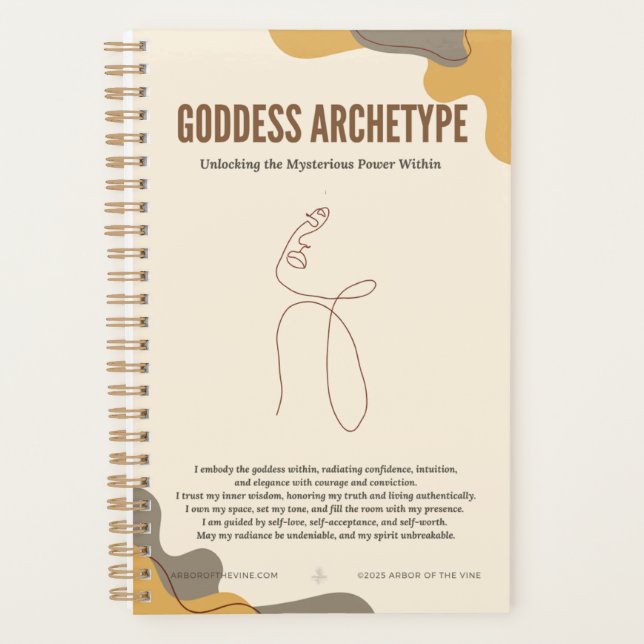 Feminine Power Mantra Planner (Front)