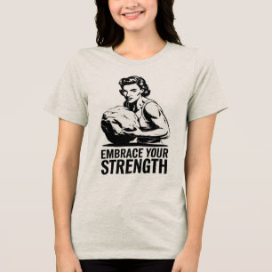 Feminine Power" - Retro-Inspired Tee