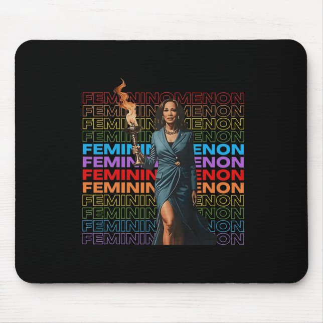 Femininomenon Funny Kamala Harris  Mouse Pad (Front)