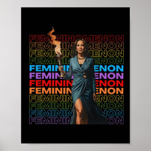 Femininomenon Funny Kamala Harris  Poster