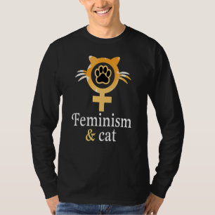 Feminism & Cat Apparel T-Shirt