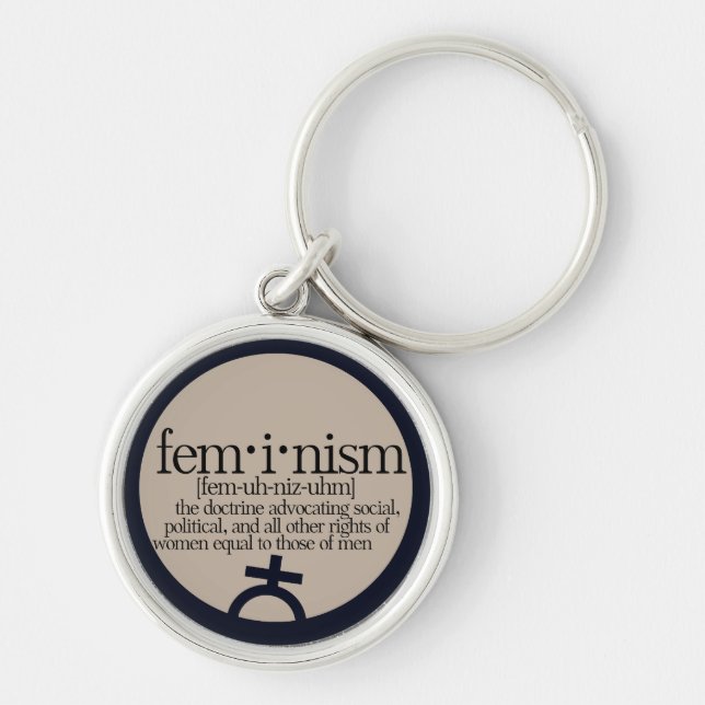 Feminism Defined Key Ring (Front)