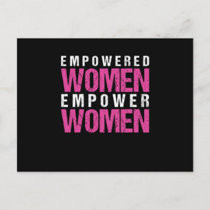 Feminism Feminist Equality Girl Women Power Gift Postcard