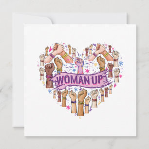 Feminism Feminist Strong Women empowerment Feminis Invitation