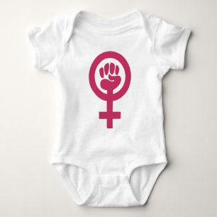 Feminism For The Win Baby Bodysuit