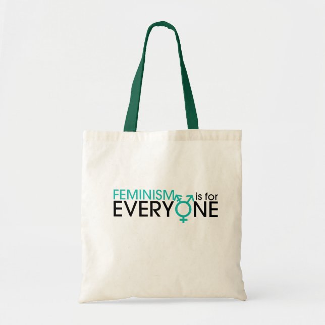 Feminism is for everyone tote bag (Front)