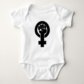 FEMINISM LOGO BABY BODYSUIT