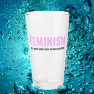 Feminism Pint Glass – Pour One for Progress