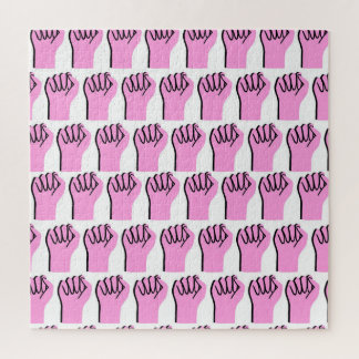 Feminism Power: Symbolic Vintage Pattern Jigsaw Puzzle