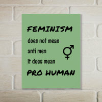 Feminism pro human inspiring quote