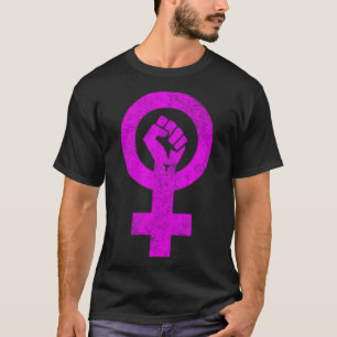 Feminism Symbol Women's Rights Girl Power Gender E T-Shirt