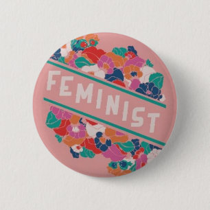 Feminist 6 Cm Round Badge