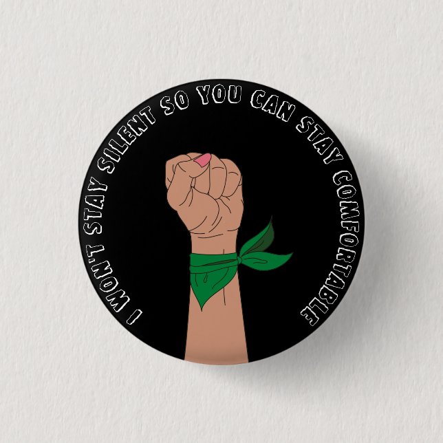 Feminist Activist Button (Front)
