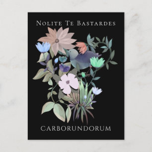 Feminist art Nolite Te Bastardes Carborundorum Postcard
