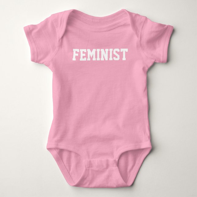 Feminist Baby Bodysuit (Front)