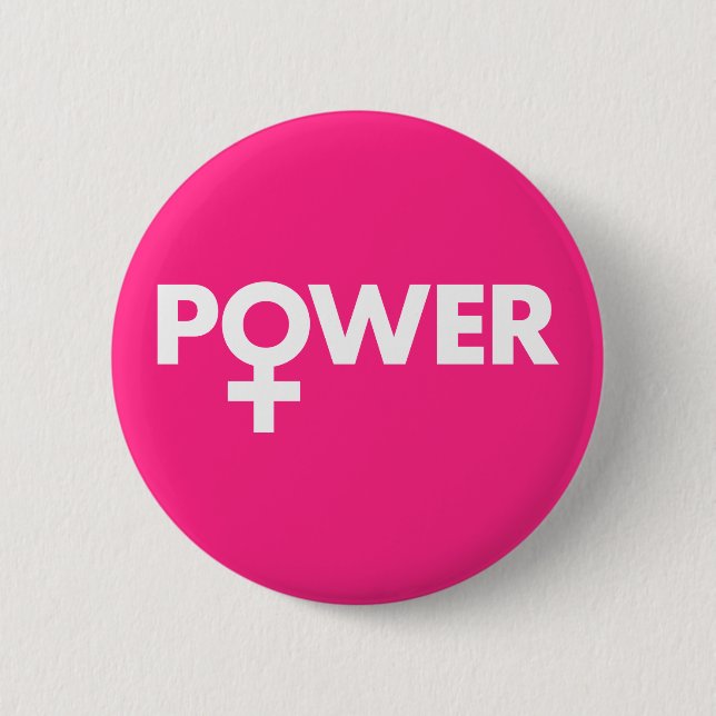 Feminist Badge Pin Button (Front)