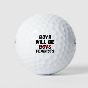 Feminist Boy - Boys Will Be Feminists II Golf Balls