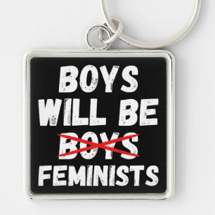 Feminist Boy - Boys Will Be Feminists II Key Ring