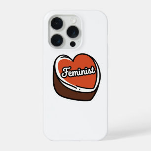 Feminist Candy Heart iPhone 15 Pro Case