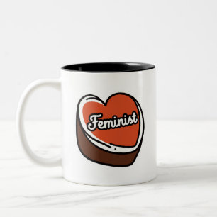 Feminist Candy Heart Mug