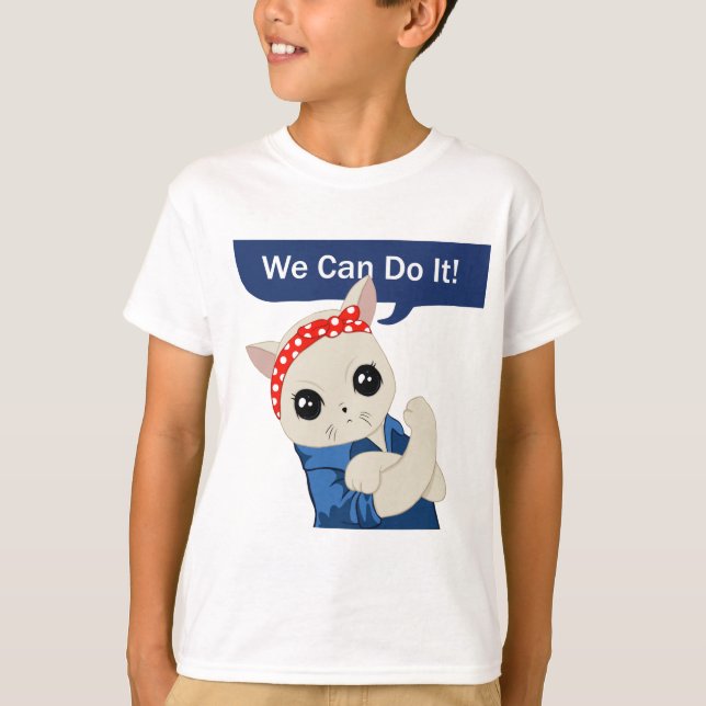 Feminist Cat T-Shirt (Front)