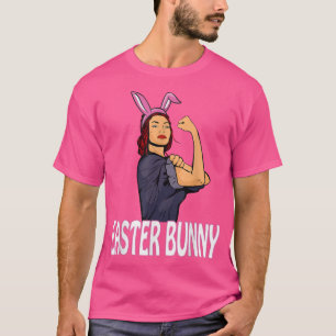 Feminist Easter Bunny Women Girl Feminism Easter E T-Shirt