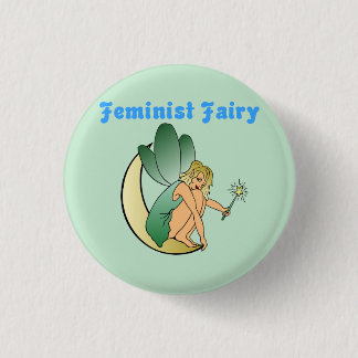 Feminist Fairy (Version 2) 3 Cm Round Badge
