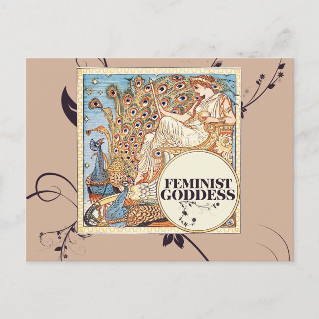 feminist goddess postcard (Front)