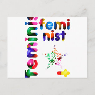 Feminist Jellybean Postcard