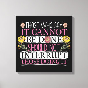 Feminist Leader Empowered Women Canvas Print