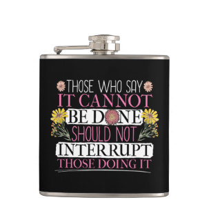 Feminist Leader Empowered Women Hip Flask