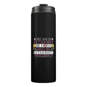 Feminist Leader Empowered Women Thermal Tumbler