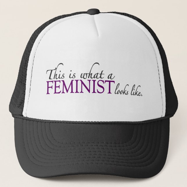 Feminist Looks Like Trucker Hat (Front)