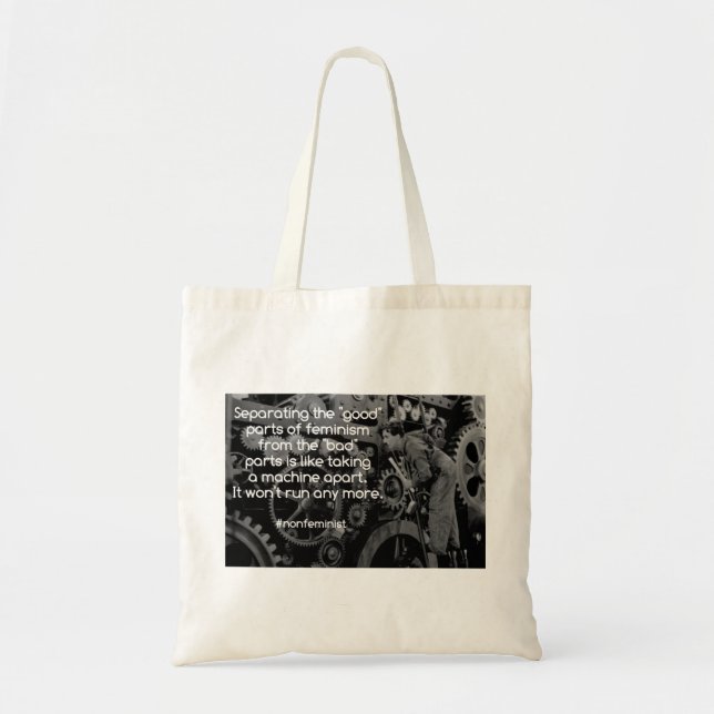 Feminist machine tote bag (Front)