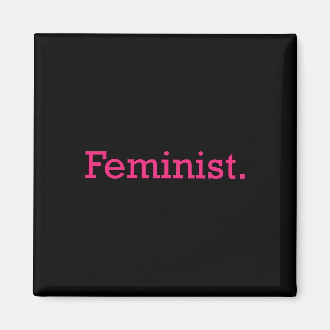 Feminist Minimal Resist Patriarchy  Magnet (Front)