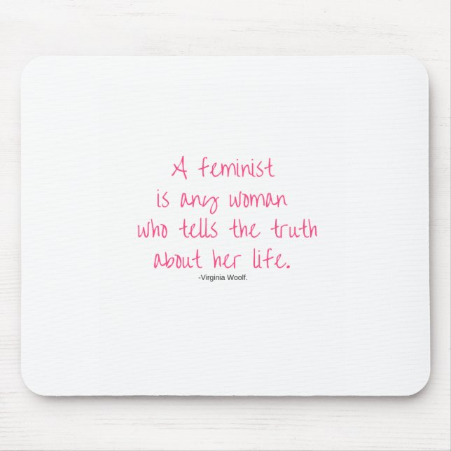 Feminist Mouse Pad (Front)