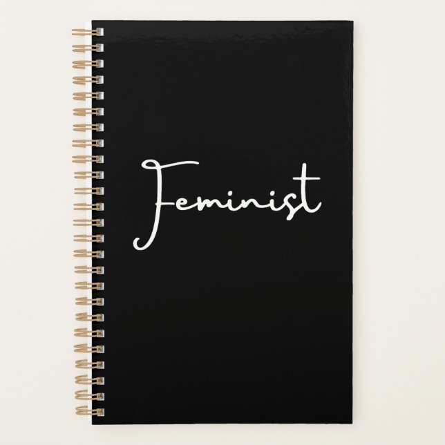 Feminist Notebook - WomenYour Thoughts, Your Power Planner (Front)