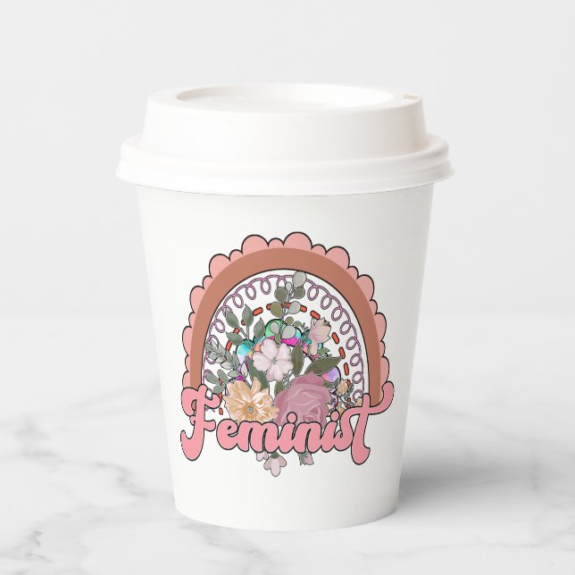 Feminist Paper Cups (Front)