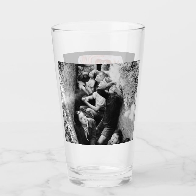 Feminist Pop Art Glass (Front)