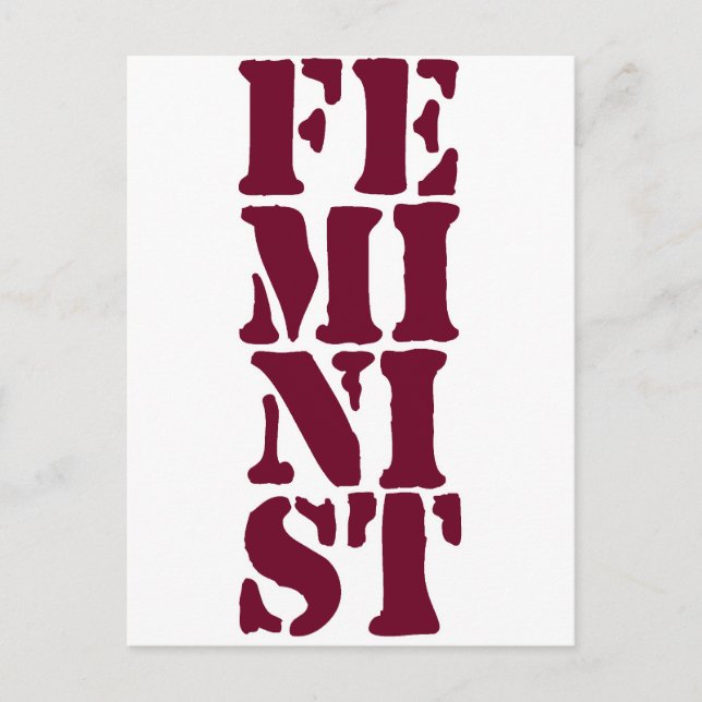 Feminist! Postcard (Front)