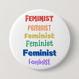 feminist pride button 