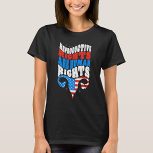 Feminist Pro Choice Womens Rights Uterus American T-Shirt