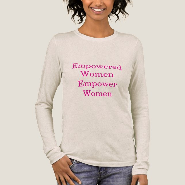  Feminist Quote Bella+Canvas Women's Tri-Blend Shirt (Front)