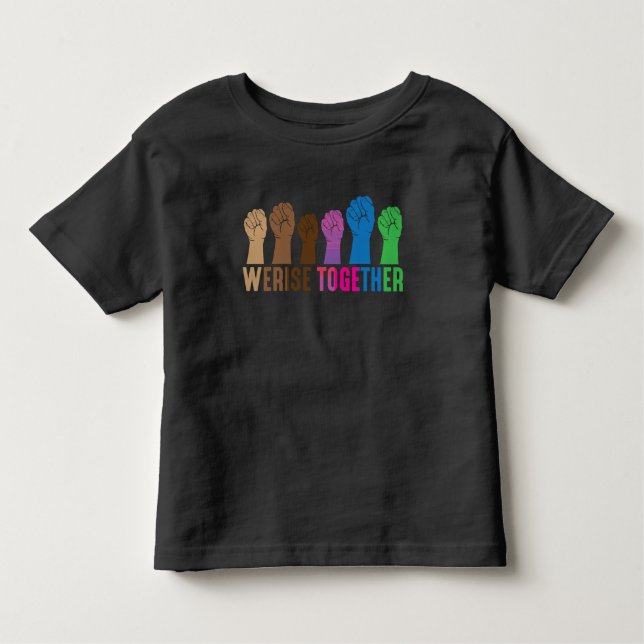 Feminist Resistance Human Equality Social Justice Toddler T-Shirt (Front)