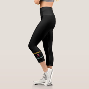 Feminist Runner Nevertheless She Persisted Capri Leggings