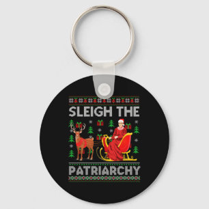 Feminist Ruth Bader Ginsburg Rbg Xmas Sleigh The P Key Ring