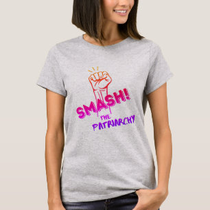 feminist - Smash the Patriarchy - colourful  T-Shirt