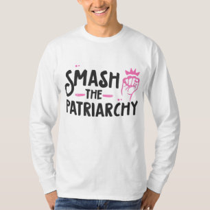 Feminist Smash The Patriarchy Symbol T-Shirt