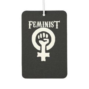 Feminist symbol car air freshener