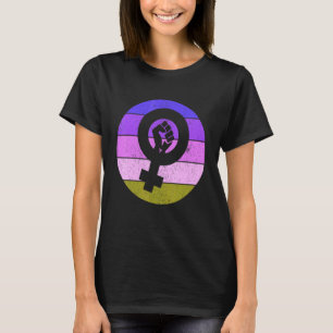 Feminist Symbol Female Equality Empowerment Cute F T-Shirt